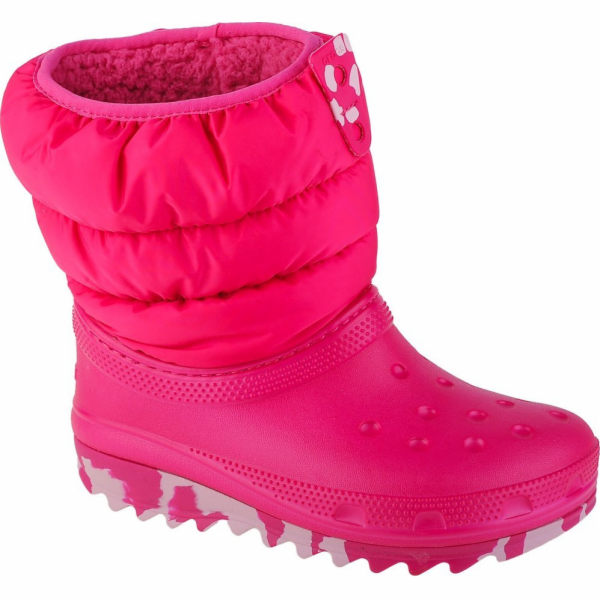 Crocs Crocs Classic Neo Puff Boot Dětské 207684-6X0 Růžov...