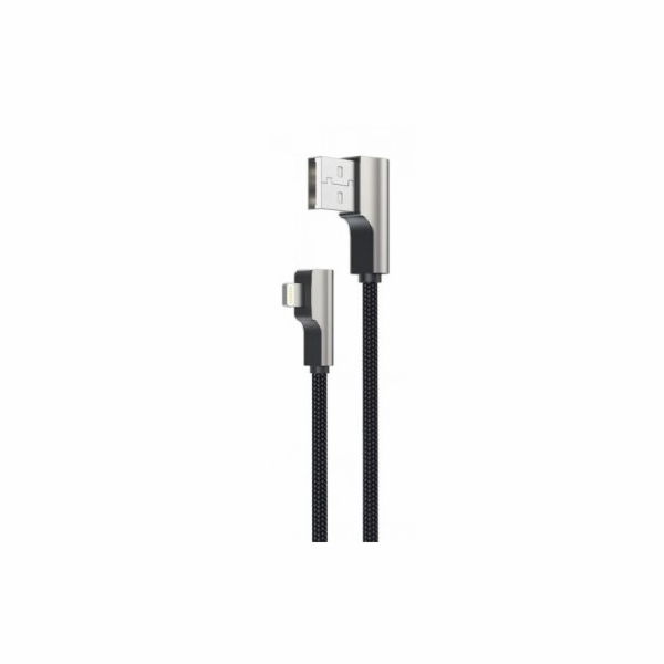 CB-AL04 Czarny OEM nylonowy kabel USB - Lightning | 1m | ...