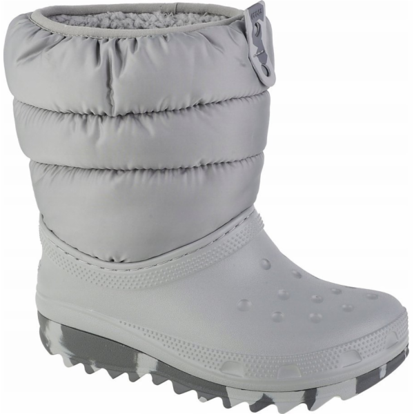Crocs Crocs Classic Neo Puff Boot Kids 207684-007 šedá 28/29