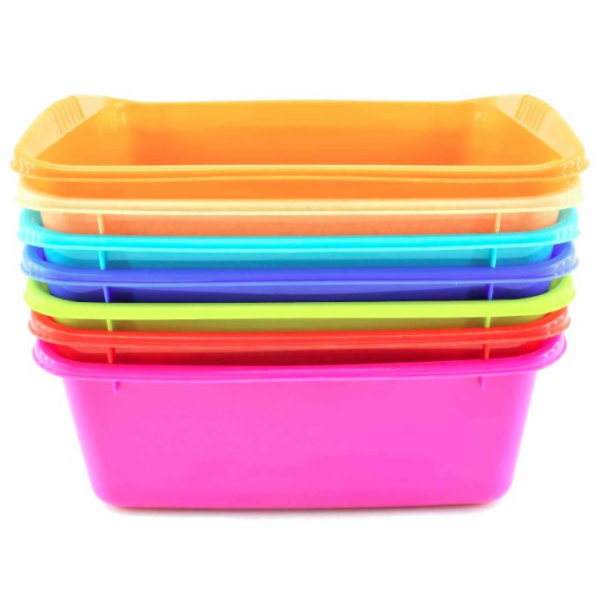 Dřez 12 l/38x29x15 cm mix barev plast