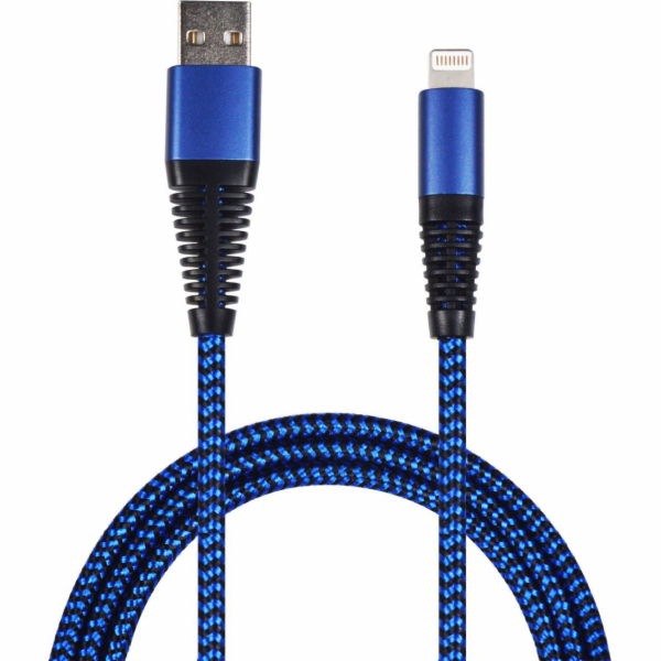USB 2GO USB-A – Lightning kabel 1 m Modrý (795949)