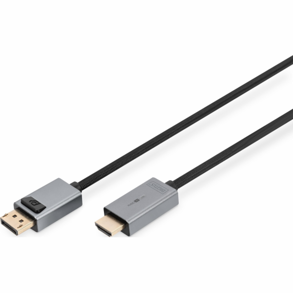 DisplayPort - HDMI 4K 30Hz DP/HDMI M/M adaptérový kabel 1m
