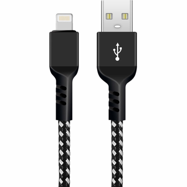 Kabel lightning fast charge 2.4A MCE481 Czarny