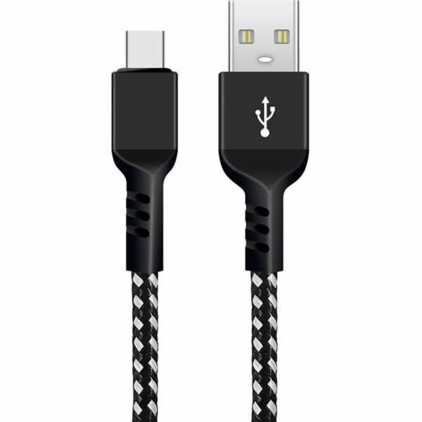 Kabel USB C fast charge 2.4A MCE482 Czarny