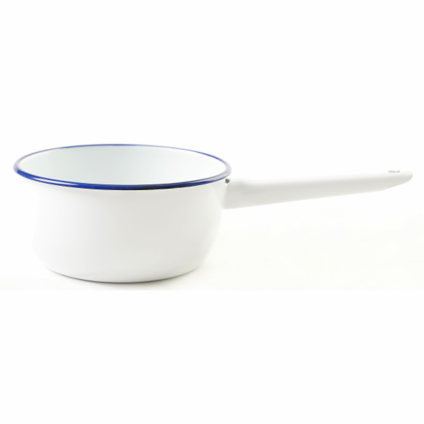Rendlík smalt 1,5 l s rukojetí RETRO (modrý lem) 16 cm
