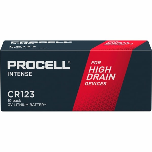 Vysoce výkonná lithiová intenzivní baterie Procell CR123A