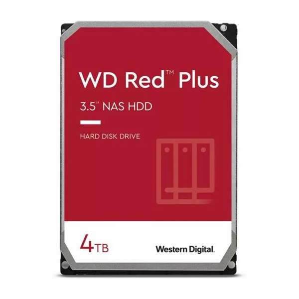 WD RED PLUS NAS WD40EFPX 4TB SATAIII/600 256MB cache 180M...