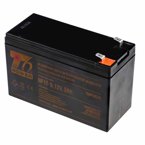 T6 Power NP12-9 12V 9Ah T6UPS0028 Akumulátor T6 Power NP1...