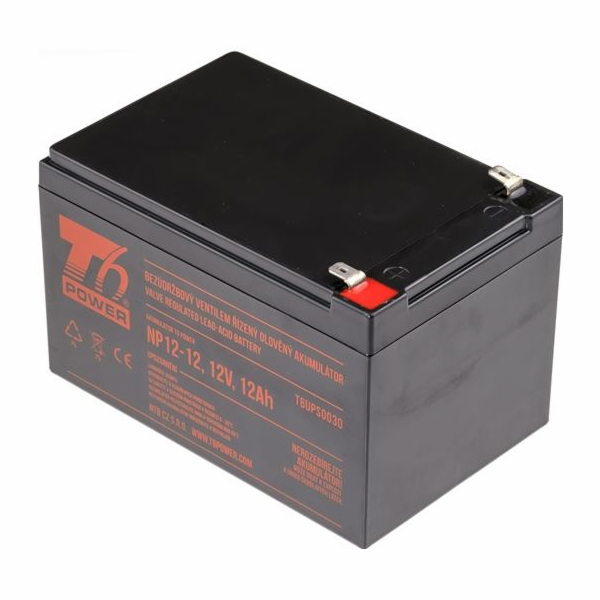 Akumulátor T6 Power NP12-12, 12V, 12Ah