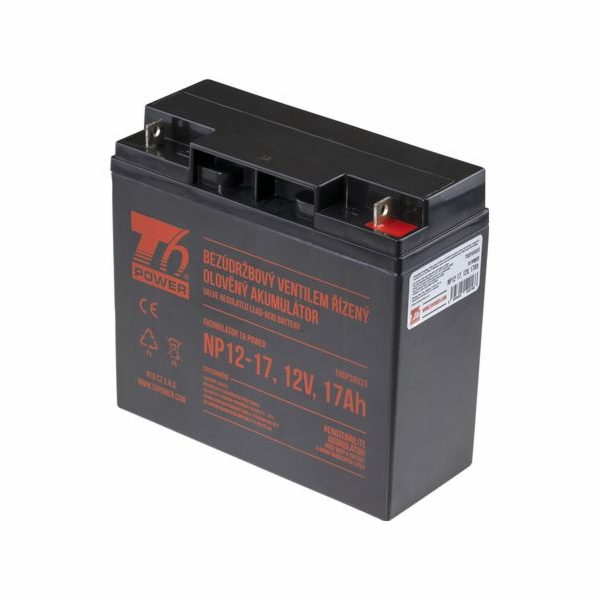 Akumulátor T6 Power NP12-17, 12V, 17Ah