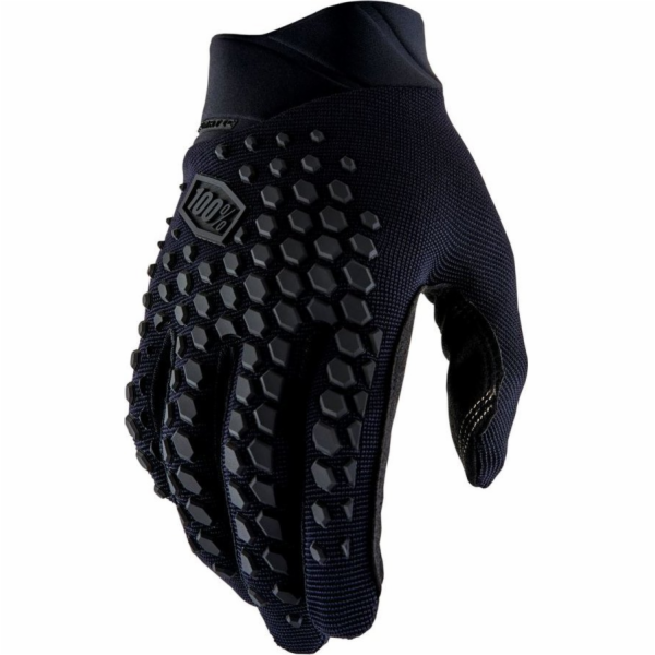 100% rukavice 100% geomatických rukavic Black/Charcoall -...