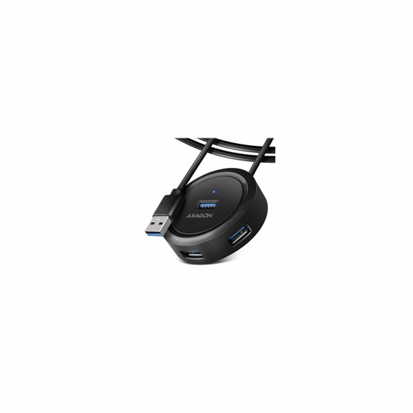 AXAGON HUE-P1AL, 4x USB 3.2 Gen 1 ROUND hub, micro USB na...