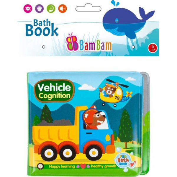 BamBam Bath Book Vehicles