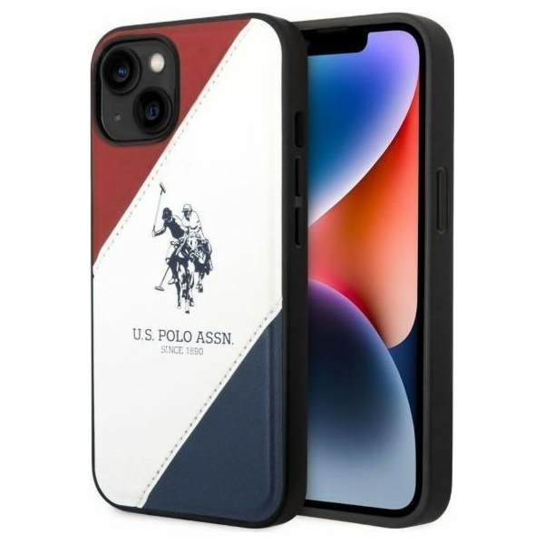 US Polo Us Polo Case pro iPhone 14 6.1 bílá/bílá trikolor...