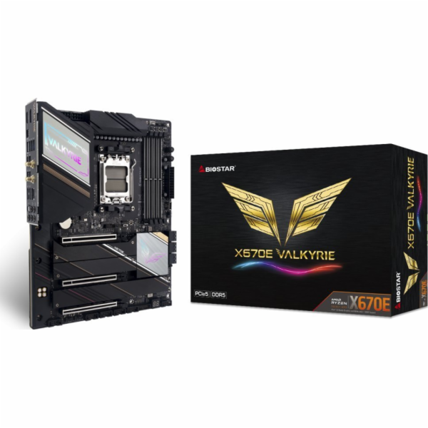 Biostar X670E VALKYRIE Mainboard,AMD X670 , Socket AM5 (L...