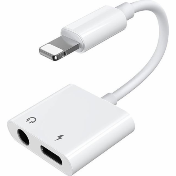 Adaptér USB Joyroom Lightning - Jack 3,5 mm + Lightning W...
