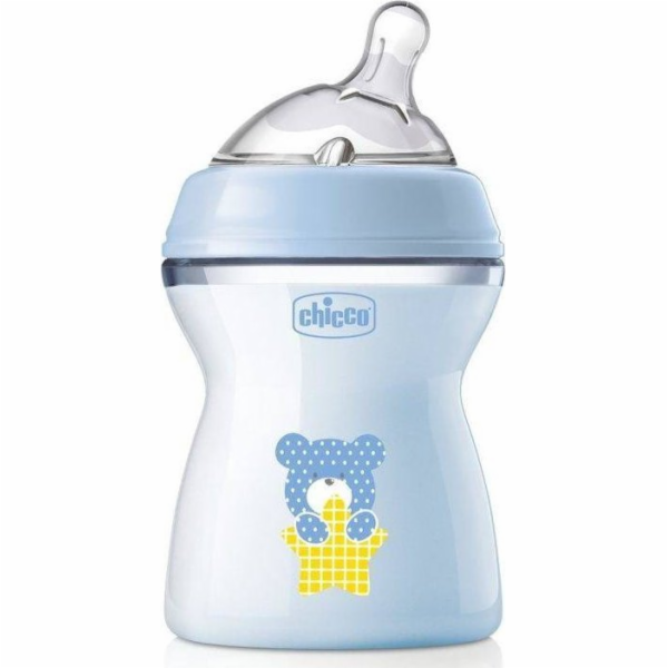 Chicco CHICCO_NaturalFeeling Plastová láhev 250ml se sili...