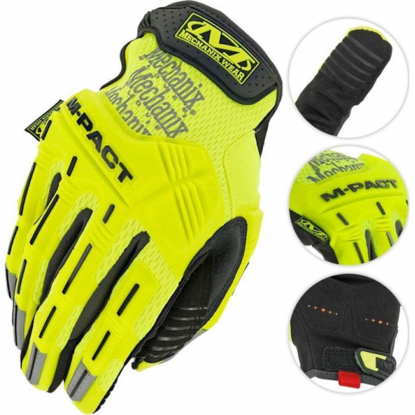 Mechanix Wear Rukavice Mechanix Wear Hi-Viz M-Pact žluté L