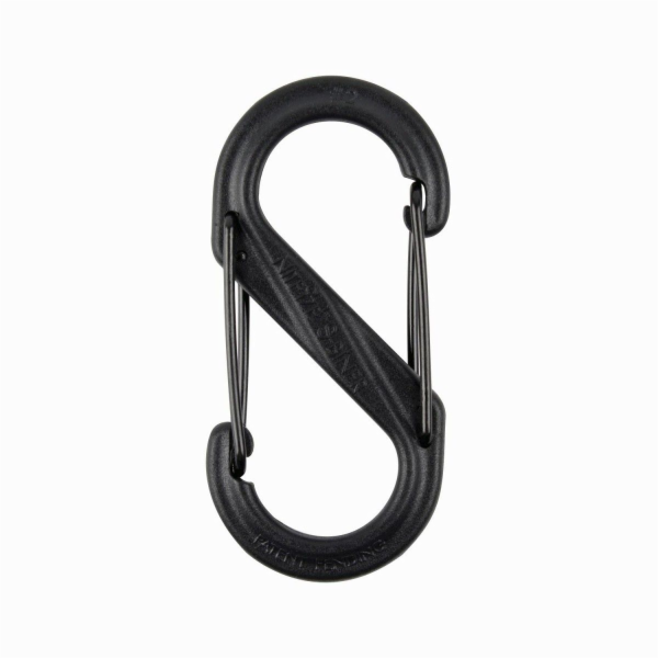 Nite Ize S-Biner Dual #2 karabina z černého plastu (SBP2-...