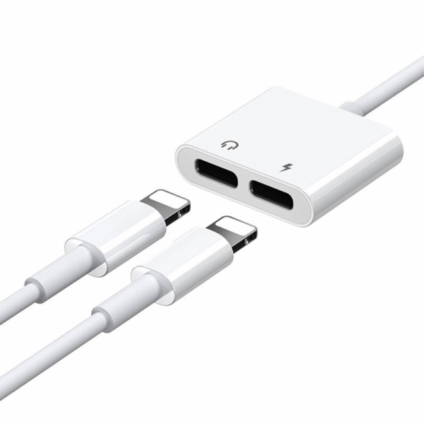 USB Joyroom S -Y104 Lightning Adapter - Lightning X2 Whit...