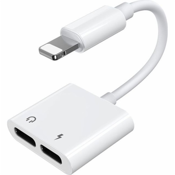 USB Joyroom S -Y104 Lightning Adapter - Lightning X2 Whit...