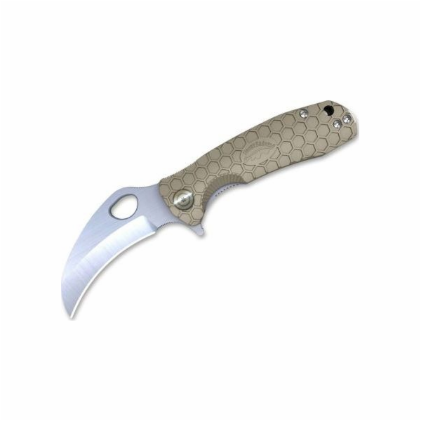 Honey Badger Honey Badger Claw D2 Medium Tan Plain nůž