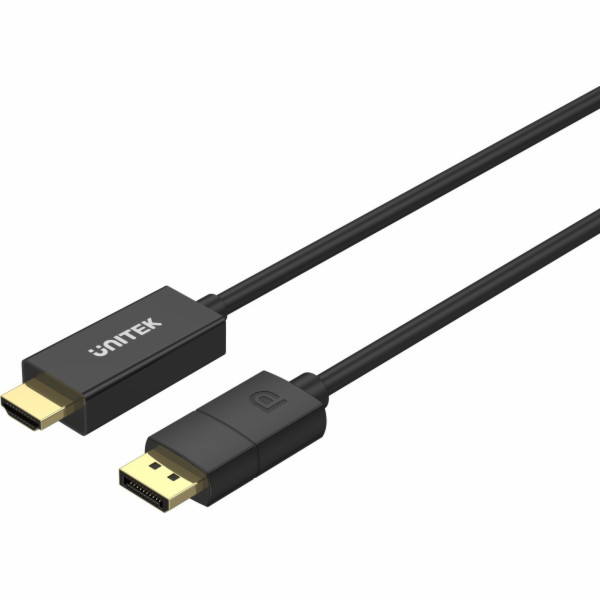 KABEL UNITEK DisplayPort 1.2, HDMI, 4K@60HZ, 1,8M, V1608A