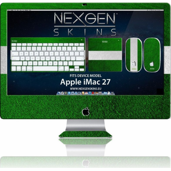 Nexgen Skins iMac 27 3D Effect Case Set skinů (na hřišti 3D)
