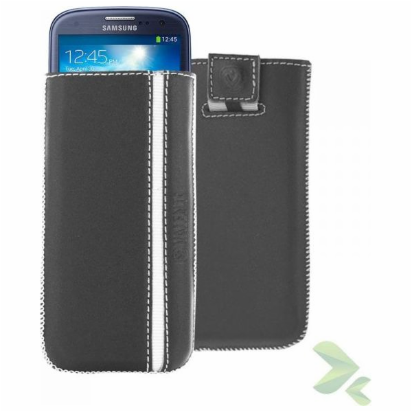 Valenta Valenta Pocket Stripe – kožené pouzdro s posuvník...