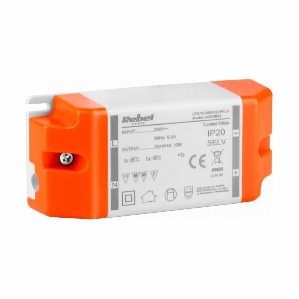 Rebel Napájecí zdroj pro LED struny 12 W / 1 A