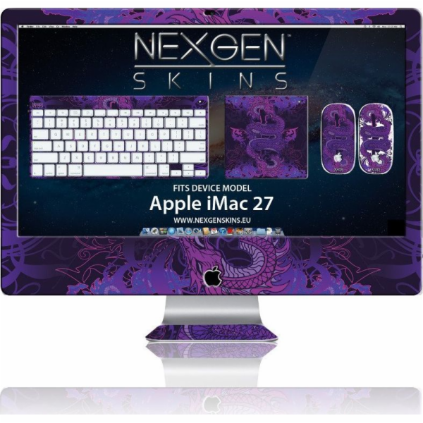 Nexgen Skins iMac 27 3D sada skinů s efektem (Serpentine 3D)