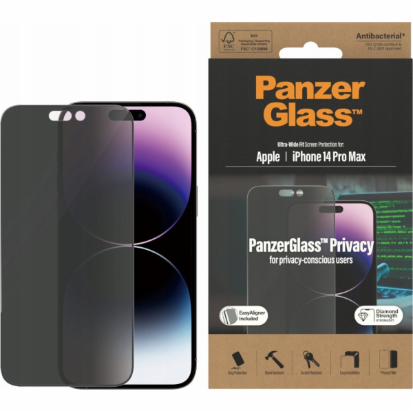 PanzerGlass PanzerGlass Ultra-Wide Fit iPhone 14 Pro Max ...