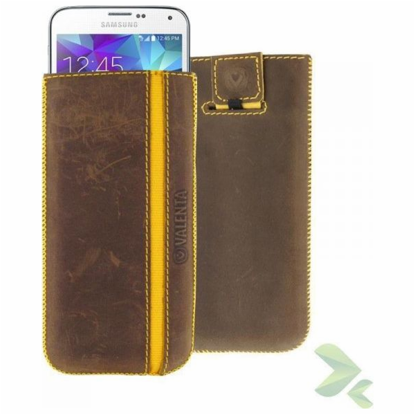 Valenta Valenta Pocket Stripe Vintage - Kožené pouzdro Sl...