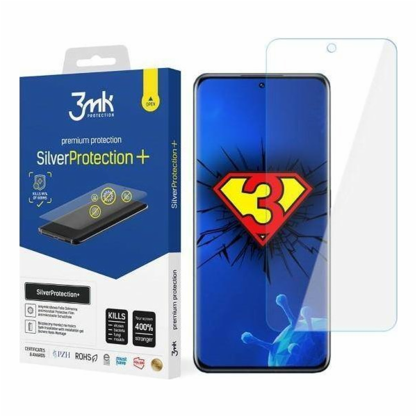 3MK Antimikrobiální ochranná fólie 3MK Silver Protect+ Op...