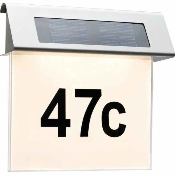 Paulmann Solar LED nástěnné svítidlo, domovní číslo IP44 ...
