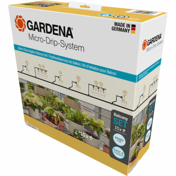 Gardena Micro-Drip System Set Balkon (15 rostlin)