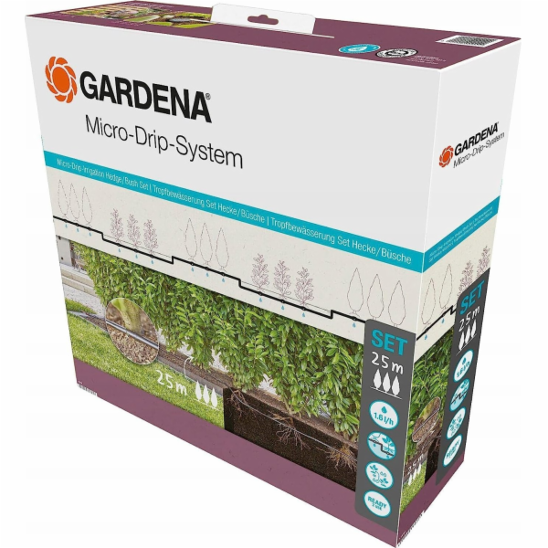 GARDENA Micro-Drip-System Tropfrohr für Büsche/Hecken 1,6...