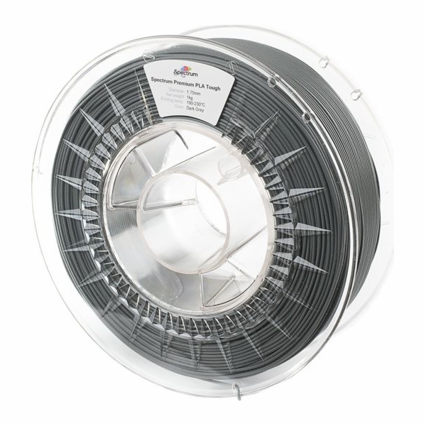 Spectrum Filament / PLA TOUGH / Tmavě šedá / 1,75 mm / 1 kg