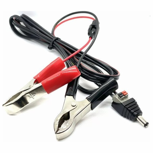 Kabel 12V baterie s krokosvorkami