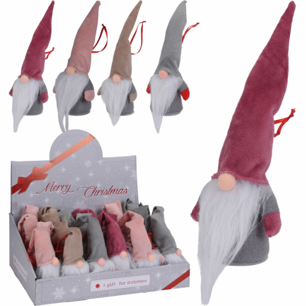 Dekorace skřítek 23 cm mix 4 druhů