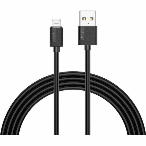 T-Phox USB-A - microUSB USB kabel 2 m Černý