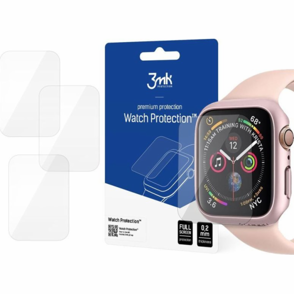 3MK Ochranná fólie 3mk x3 Ochrana pro Apple Watch 6 44mm,...
