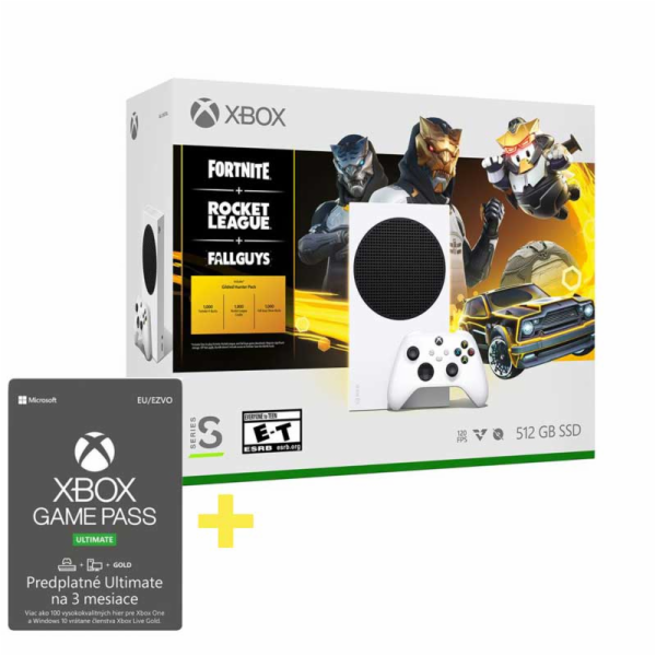 XBOX SERIES S 512 GB RRS-00080  Holiday Bun+ GPU3M