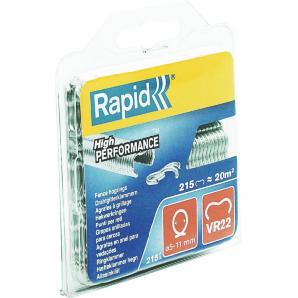 Rychlé pozinkované plotové sponky VR22 215 ks.