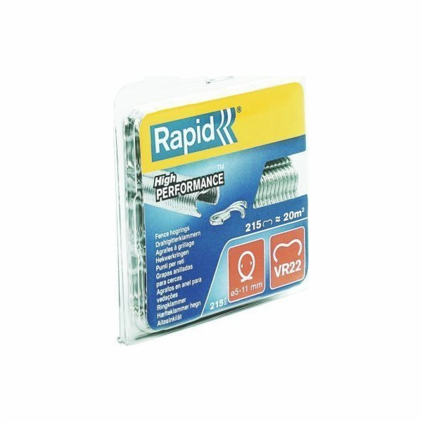 Rychlé pozinkované plotové sponky VR22 215 ks.