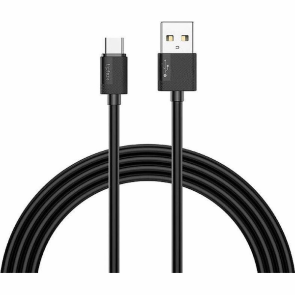 T-Phox USB-A - USB-C USB kabel 1,2 m Černý