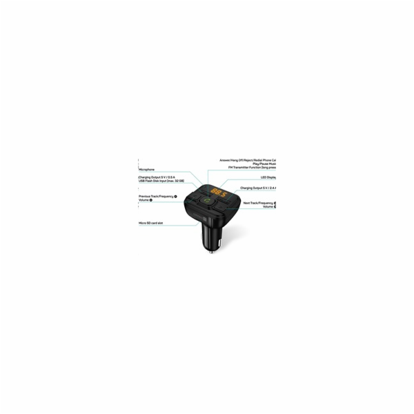 CONNECT IT InCarz Bluetooth transmitter,handsfree, nabíje...