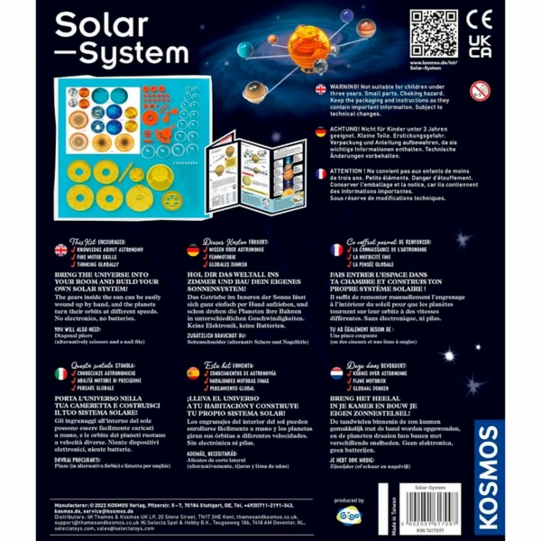 Orbiting Solar System 12L, Experimentierkasten