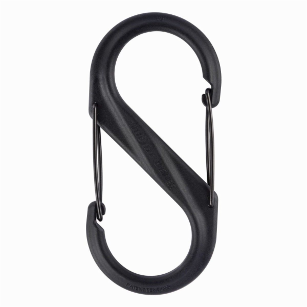 Nite Ize S-Biner Dual #8 karabina z černého plastu (SBP8-...