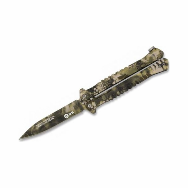 K25 Nůž motýl K25 02132 Balisong Sand Phyton univerzální